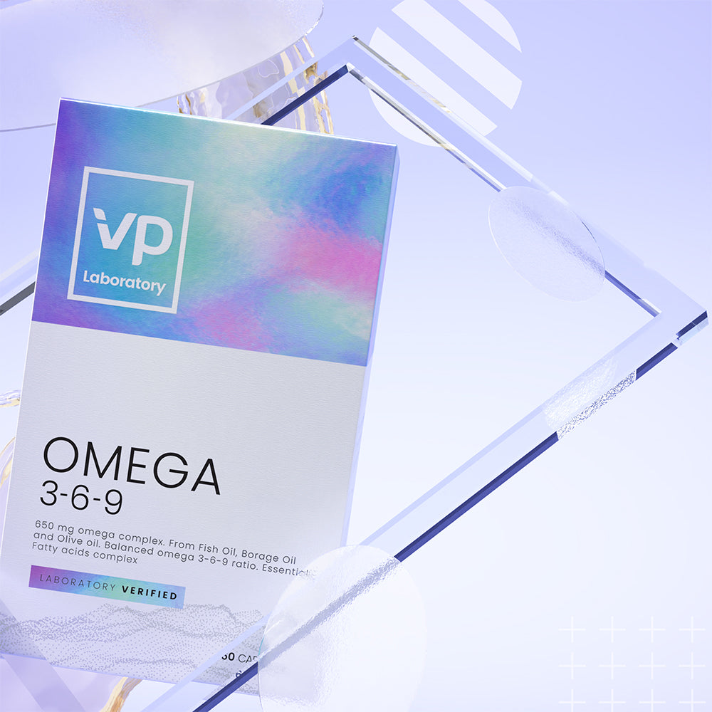 OMEGA 3-6-9 Essential Fatty Acids Balanced Formula – Vplab